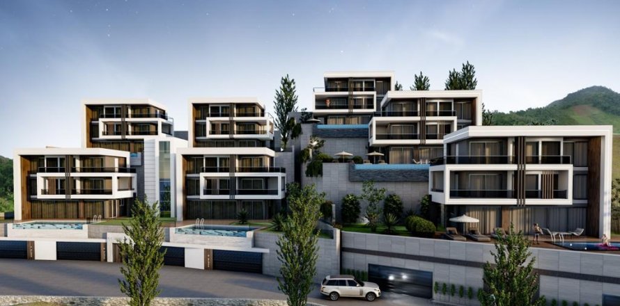 Villa  i Alanya, Antalya, Tyrkia Nr. 208102