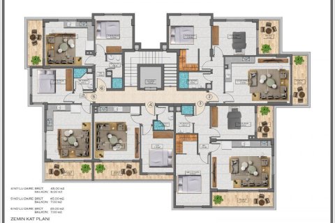 Wohnung  in Mahmutlar, Antalya, Türkei Nr. 209055 - 12