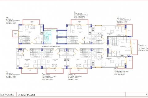 Apartment for sale  in Oba, Antalya, Turkey, 1 bedroom, 53m2, No. 189773 – photo 22