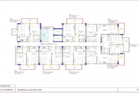 Apartment for sale  in Oba, Antalya, Turkey, 1 bedroom, 53m2, No. 189773 – photo 21