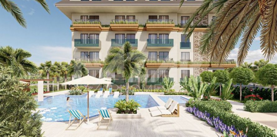 1+1 Apartment  in Oba, Antalya, Turkey No. 189773