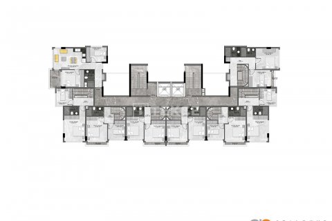 Продажа квартиры  в Аланье, Анталье, Турция 2+1, 75м2, №144043 – фото 22
