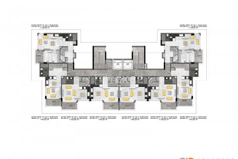3+1 Penthouse  i Alanya, Antalya, Tyrkiet Nr. 144045 - 21