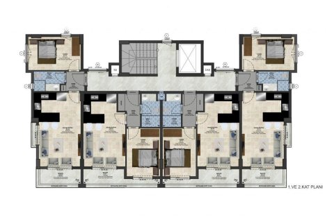 Продажа квартиры  в Оба, Анталье, Турция 2 комн., 50м2, №208993 – фото 30