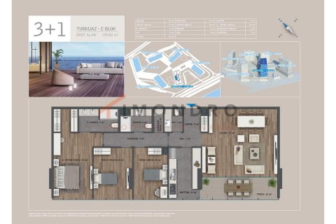 Продажа квартиры  в Зейтинбурну, Стамбуле, Турция 2+1, 121м2, №190163 – фото 28