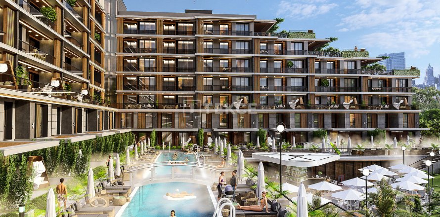 Квартира  3+1 в Аксу, Анталья, Турция №193314