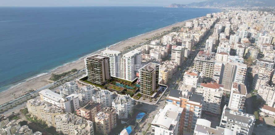 آپارتمان در  Alanya ، ترکیه 1 خوابه ، 75 متر مربع.  شماره 44179