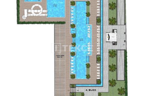 1+1 Lejlighed  i Alanya, Antalya, Tyrkiet Nr. 44179 - 27