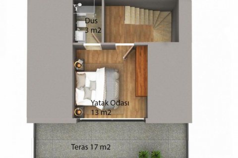 Продажа виллы  в Бекташе, Аланье, Анталье, Турция 4 комн., 142м2, №208332 – фото 27