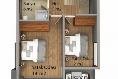 Продажа виллы  в Бекташе, Аланье, Анталье, Турция 4 комн., 142м2, №208332 – фото 26