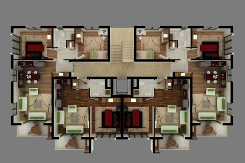 آپارتمان در Iskele ، ترکیه 55 متر مربع. شماره 210549 - 28