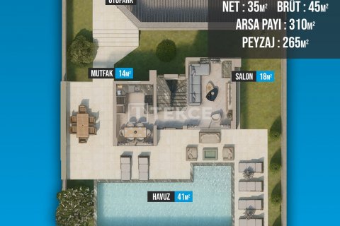 Продажа виллы  в Фетхие, Мугле, Турция 3+1, 165м2, №80510 – фото 21