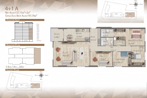 3+1 Wohnung  in Istanbul, Türkei Nr. 194276 - 22