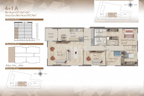 3+1 Wohnung  in Istanbul, Türkei Nr. 194276 - 23