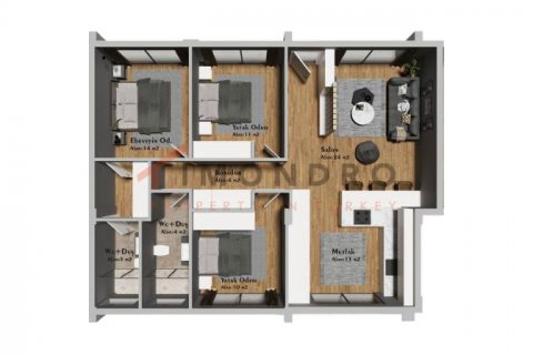 Apartment for sale  in Esentepe, Girne, Northern Cyprus, 1 bedroom, 77m2, No. 192378 – photo 30