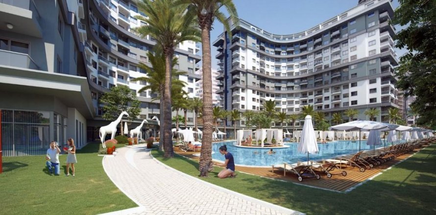 Квартира 2-х ком. в Махмутларе, Анталья, Турция №209911