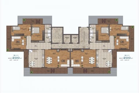 Продажа пентхауса  в Авсалларе, Анталье, Турция 6 комн., 240м2, №209908 – фото 24