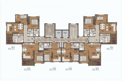 Продажа пентхауса  в Авсалларе, Анталье, Турция 6 комн., 240м2, №209908 – фото 23