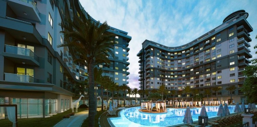 Квартира  2-х ком. в Махмутларе, Анталья, Турция №209912