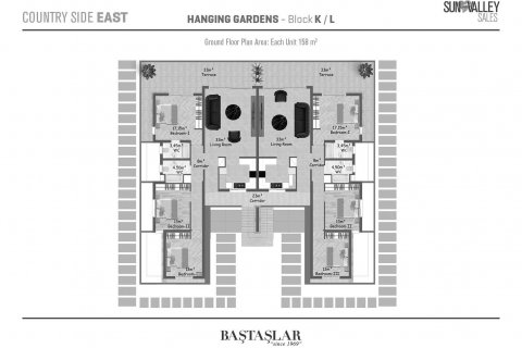 3+1 Lejlighed i Hanging Gardens Village,  Nr. 188778 - 2