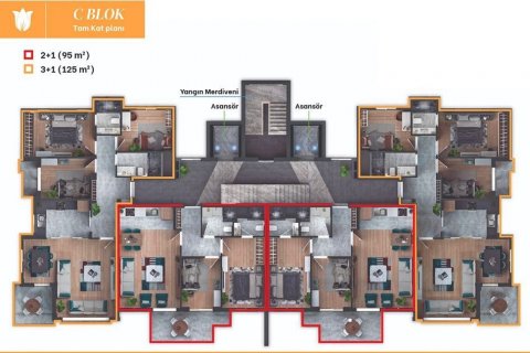 Lejlighed  i Antalya, Tyrkiet Nr. 211214 - 18