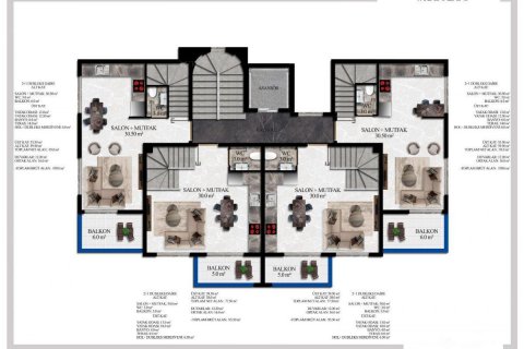 Wohnung  in Avsallar, Antalya, Türkei Nr. 207791 - 9