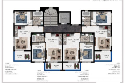 Wohnung  in Avsallar, Antalya, Türkei Nr. 207791 - 8