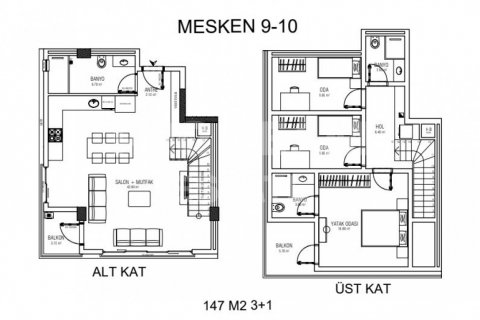 Продажа квартиры в Ларе, Анталье, Турция 2 комн., 55м2, №190186 – фото 17