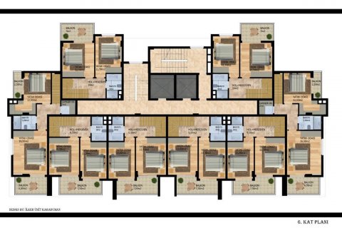 آپارتمان در Avsallar ، ترکیه 55 متر مربع. شماره 209921 - 19