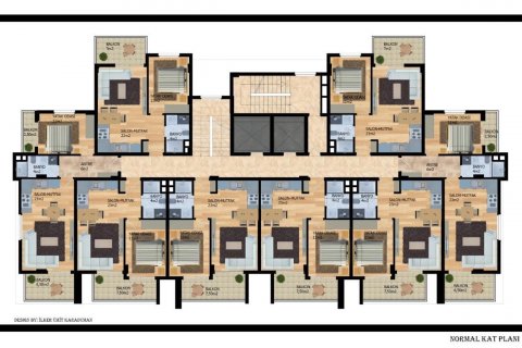 آپارتمان در Avsallar ، ترکیه 55 متر مربع. شماره 209921 - 21