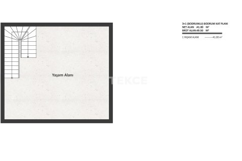 Продажа квартиры  в Аксу, Анталье, Турция 4+1, 188м2, №193315 – фото 8