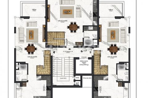 Apartment for sale  in Alanya, Antalya, Turkey, 1 bedroom, 52m2, No. 210431 – photo 13