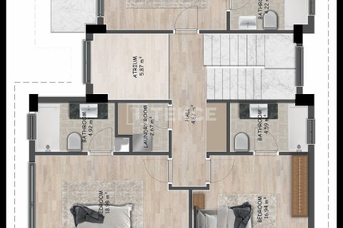 Villa  4+1  Fethiye, Muğla, Türkiye №194022 - 19