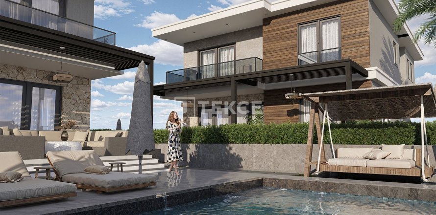 Villa  4+1  Fethiye, Muğla, Türkiye №194022