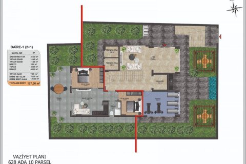 Dubleks daire   Alanya, Antalya, Türkiye №209652 - 17