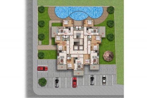 Takvåning  i Mahmutlar, Antalya, Turkiet Nr. 209292 - 13