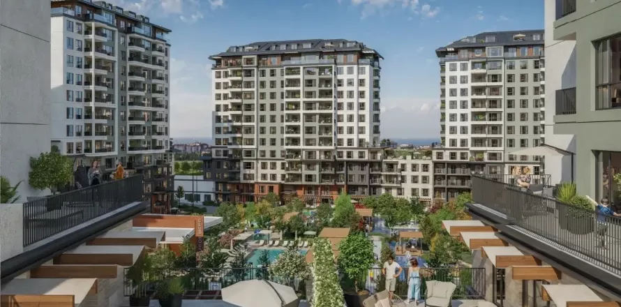 Квартира  5-х ком. в Стамбуле, Турция №190266