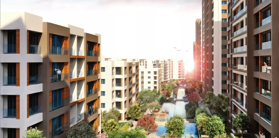 Квартира  4-х ком. в Стамбуле, Турция №190263