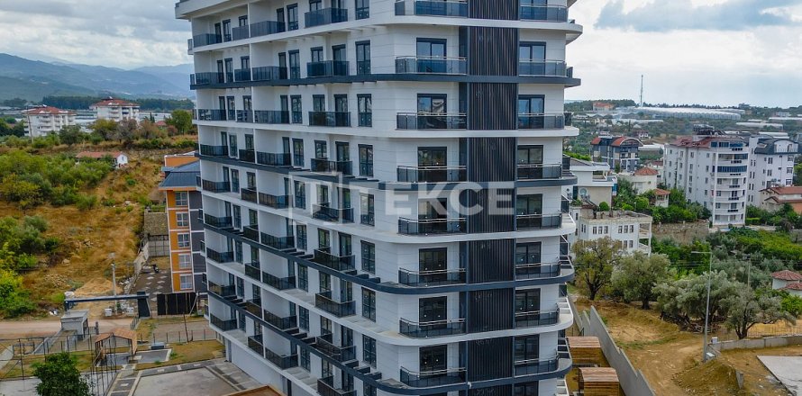 1+1 Leilighet  i Alanya, Antalya, Tyrkia Nr. 44299