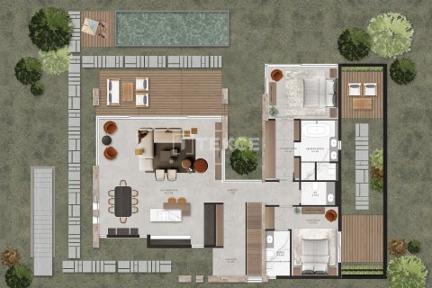 Продажа виллы  в Бодруме, Мугле, Турция 4+1, 350м2, №211627 – фото 11