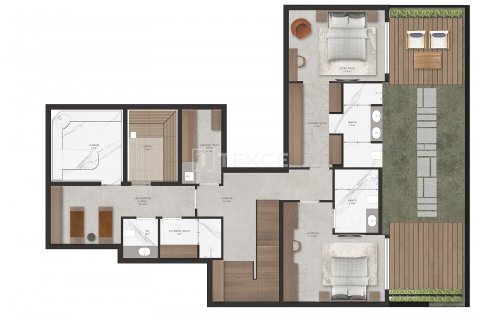 Продажа виллы  в Бодруме, Мугле, Турция 4+1, 350м2, №211627 – фото 10