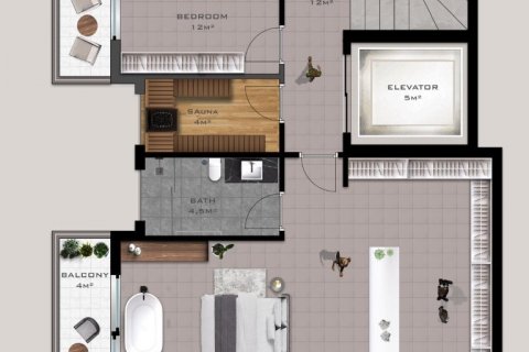 Villa  i Alanya, Antalya, Turkiet Nr. 191982 - 22