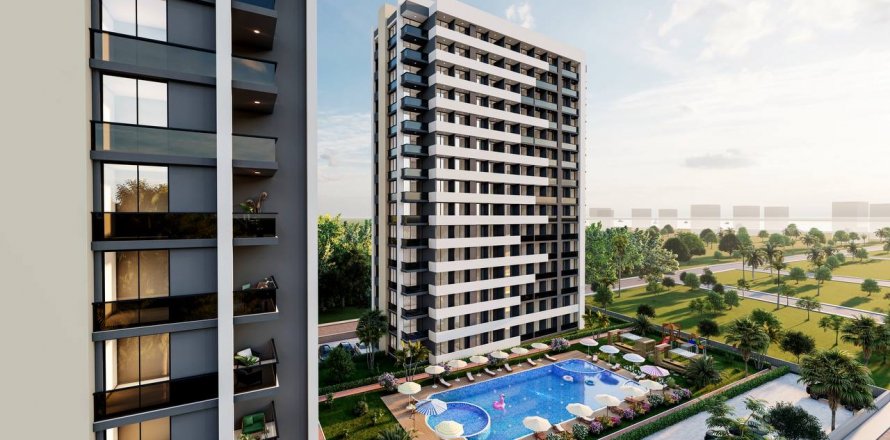 Квартира  1+1 в Мерсине, Турция №191976