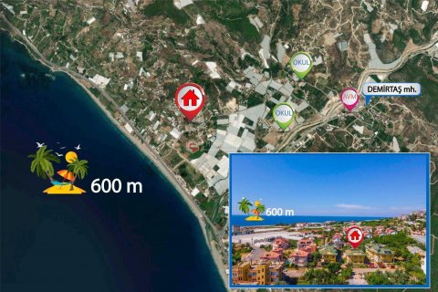 4+1 Villa  i Alanya, Antalya, Tyrkia Nr. 191978 - 9