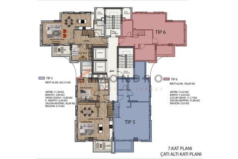 Продажа квартиры  в Коньяалты, Анталье, Турция 3+1, 171м2, №210180 – фото 21