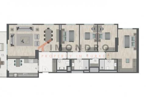 4+1 Lejlighed i Istanbul, Tyrkiet Nr. 193576 - 23