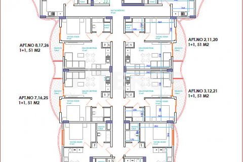 1+1 Wohnung  in Alanya, Antalya, Türkei Nr. 146136 - 28