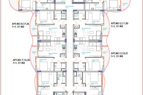 1+1 Wohnung  in Alanya, Antalya, Türkei Nr. 146136 - 23