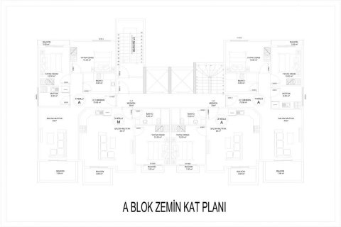 Takvåning  i Alanya, Antalya, Turkiet Nr. 207638 - 26