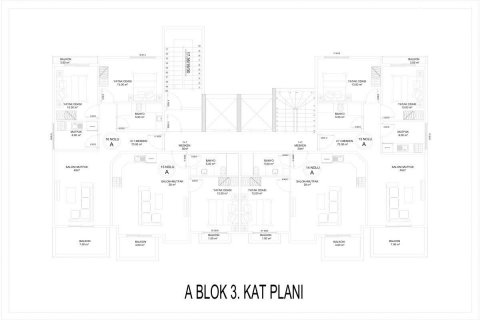 Takvåning  i Alanya, Antalya, Turkiet Nr. 207638 - 29